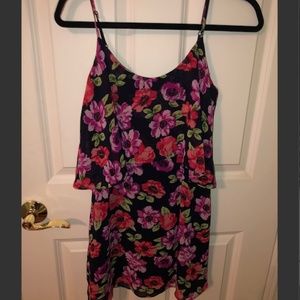 Floral Spaghetti Strap Summer Dress